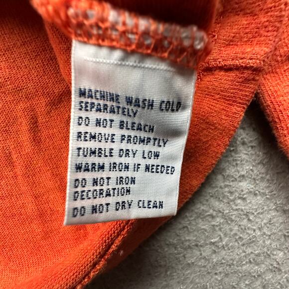 Polo by Ralph Lauren 1/4 Zip Orange Pullover Sweater Men XL Ribbed Pony Logo Red - Picture 7 of 10